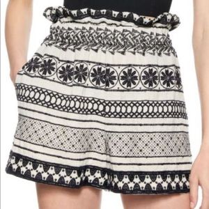 Alice & Olivia Matthew Paper Bag Shorts